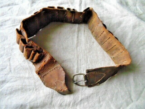 Ceinture cartouchiere cuir - ceinture,